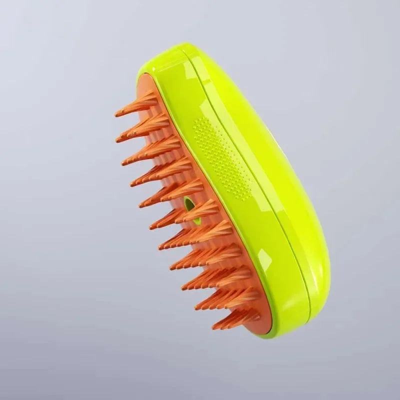 3-in-1 Dog Hair Brush Cat Hair Electric Anti Flying Pet Cleaning Brush Steam Spray Massage Hair Removal Comb
